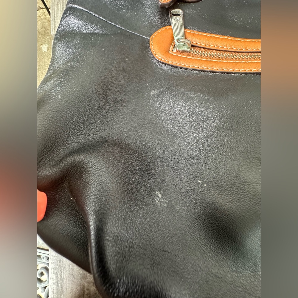 Ralph Lauren Vintage Y2K Old Money Leather Large  Handbag - Picture 15 of 17